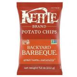 Kettle Brand Backyard Barbeque Kettle Potato Chips (5) Skinny Pop Popcorn (1)