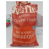Kettle Brand Backyard Barbeque Kettle Potato Chips (5) Skinny Pop Popcorn (1)