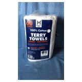 Members Mark 100% Cotton Terry Towels 60ct. - Retail: $27