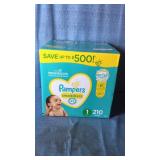 Pampers Swaddlers  Diapers Size 1. 8-14lbs, 210ct. - Retail: $73