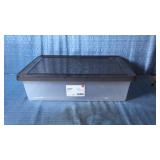 IRIS 28qt Underbed Storage Tote. - Retail: $24