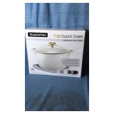 Tramontina 7Qt Dutch Oven Enameled Cast Iron. - Retail: $59