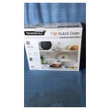 Tramontina 7Qt Dutch Oven Enameled Cast Iron. - Retail: $59