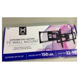 Members Mark Extended Full Motion TV Wall Mount. 32-98. - Retail: $100