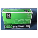 Members Mark Translucent Plastic Portion Cups 2fl oz,2500ct. - Retail: $41
