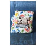 Members Mark Floral Print Lounge Throw 60x70. - Retail: $25