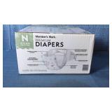 Members Mark Premium Diapers Newborn-10lbs. 102ct. - Retail: $17