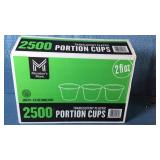 Members Mark Transluceunt Portion Cups. 2fl oz,2500ct. - Retail: $41