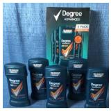 Degree Mens Advanced Antiperspirant Deodorant. 5 Pack. - Retail: $15