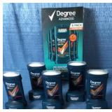 Degree Mens Advanced Antiperspirant Deodorant. 5 Pack. - Retail: $15