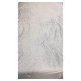 Members Mark Faux Fur 3 Piece Comforter Set,King,Gray. - Retail: $60