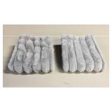 Members Mark Faux Fur 3 Piece Comforter Set,King,Gray. - Retail: $60