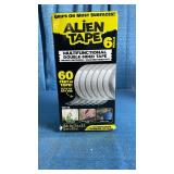 Alien Tape 10 ft. Multi-Surface Reusable Double-Sided Tape, 6-Pack - Retail: $20