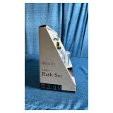 Details by Becki Owens 4-Piece Glass Bath Accessory Set - Retail: $35