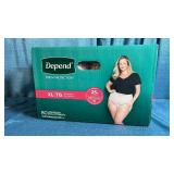 Depend Fresh Protection Incontinence Underwear for Women, Extra Large (80 ct.):- X-Large (80 ct.)