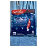 Colgate Max Fresh Toothpaste Cool Mint 7.3 Ounce (Pack of 5) - Retail: $12