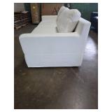 Rosalina Fabric Slipcover Sofa - Ivory  - Retail: $1,800