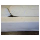 Rosalina Fabric Slipcover Sofa - Ivory  - Retail: $1,800