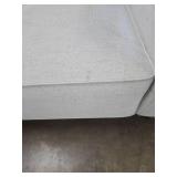 Vicenza Mid-Century Upholstered Sofa - Ivory  - Retail: $1,450