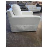 Rosalina Fabric Slipcover Chair - Ivory  - Retail: $960