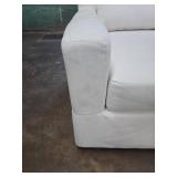 Rosalina Fabric Slipcover Chair - Ivory  - Retail: $960