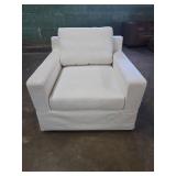 Rosalina Fabric Slipcover Chair - Ivory  - Retail: $960