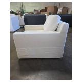 Rosalina Fabric Slipcover Chair - Ivory  - Retail: $960
