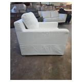 Rosalina Fabric Slipcover Chair - Ivory  - Retail: $960