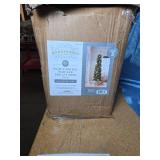 Wondershop 6.5ft Slim Virginia Pine LED Pre-lit Christmas Tree - Retail: $125