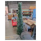 Wondershop 6.5ft Slim Virginia Pine LED Pre-lit Christmas Tree - Retail: $125