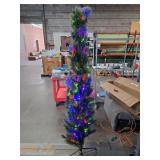 Wondershop 6.5ft Slim Virginia Pine LED Pre-lit Christmas Tree - Retail: $125