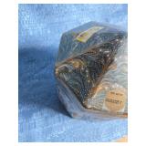 M&S Musical Snowy Christmas Cookie Tin with Light Projector - Set of 2 - Retail: $40