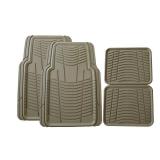 All Weather Automotive Floor Mats 4-Pack (Tan)