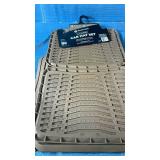 All Weather Automotive Floor Mats 4-Pack (Tan)