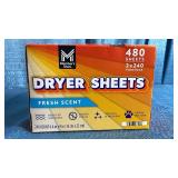 Members Mark Dryer Sheets - Fresh Scent - 480 Sheets