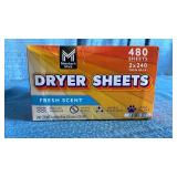 Members Mark Dryer Sheets - Fresh Scent - 480 Sheets