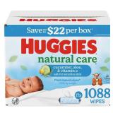 Huggies Natural Care Cucumber Baby Wipes  17 Flip-Top Packs (1088 Total Wipes) - Retail: $100