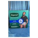 Depend Fresh Protection Underwear for Men, Large (84 Count)