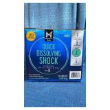 Members Mark Quick Dissolving Shock, Step 3, Stabilized for all Pools and Spas, 20lbs