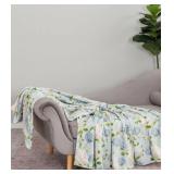 Berkshire Velvetsoft Throw 60 x 80 inches Hydrangea  - Retail: $24