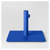 25lbs Steel Square Outdoor Patio Market Umbrella Bases Cobalt - Room Essentialsâ¢ - Retail: $60
