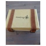 Wanderings Travel Journal with Compass Design - Retail: $40