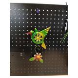 Decorative Hummingbird and Flower Metal Wind Chime - Retail: $24