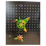 Decorative Hummingbird and Flower Metal Wind Chime - Retail: $24