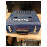 Mighty Grill Portable BBQ Grill-Blue - Retail: $35