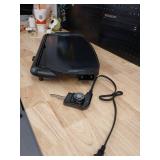 KitchenSmith 22.83\" Electric Griddle Black: Ceramic Cooking Surface, 1500W, Dishwasher-Safe Parts, Includes Drip Tray - Retail: $20