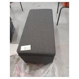 Double Storage Ottoman Dark Gray - Room Essentialsâ¢ - Retail: $90