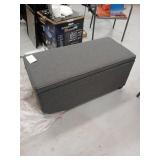 Double Storage Ottoman Dark Gray - Room Essentialsâ¢ - Retail: $90