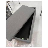 Double Storage Ottoman Dark Gray - Room Essentialsâ¢ - Retail: $90