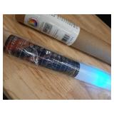 One RGB Tube Light Bar (2.8Ft) with Stand, Battery Powered LED Video Light Wand Stick for DJ & Photography. No Stand - Retail: $45